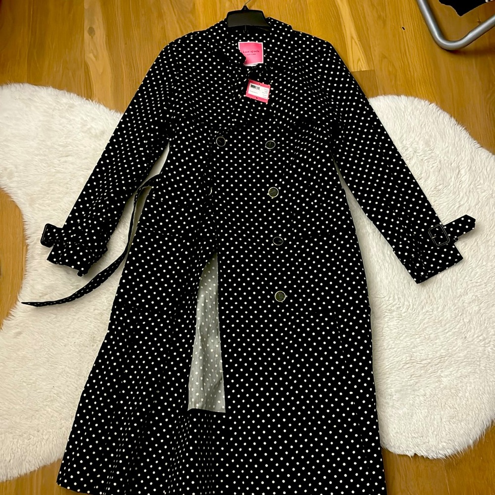 Kate Spade Dot Trench Coat NWT